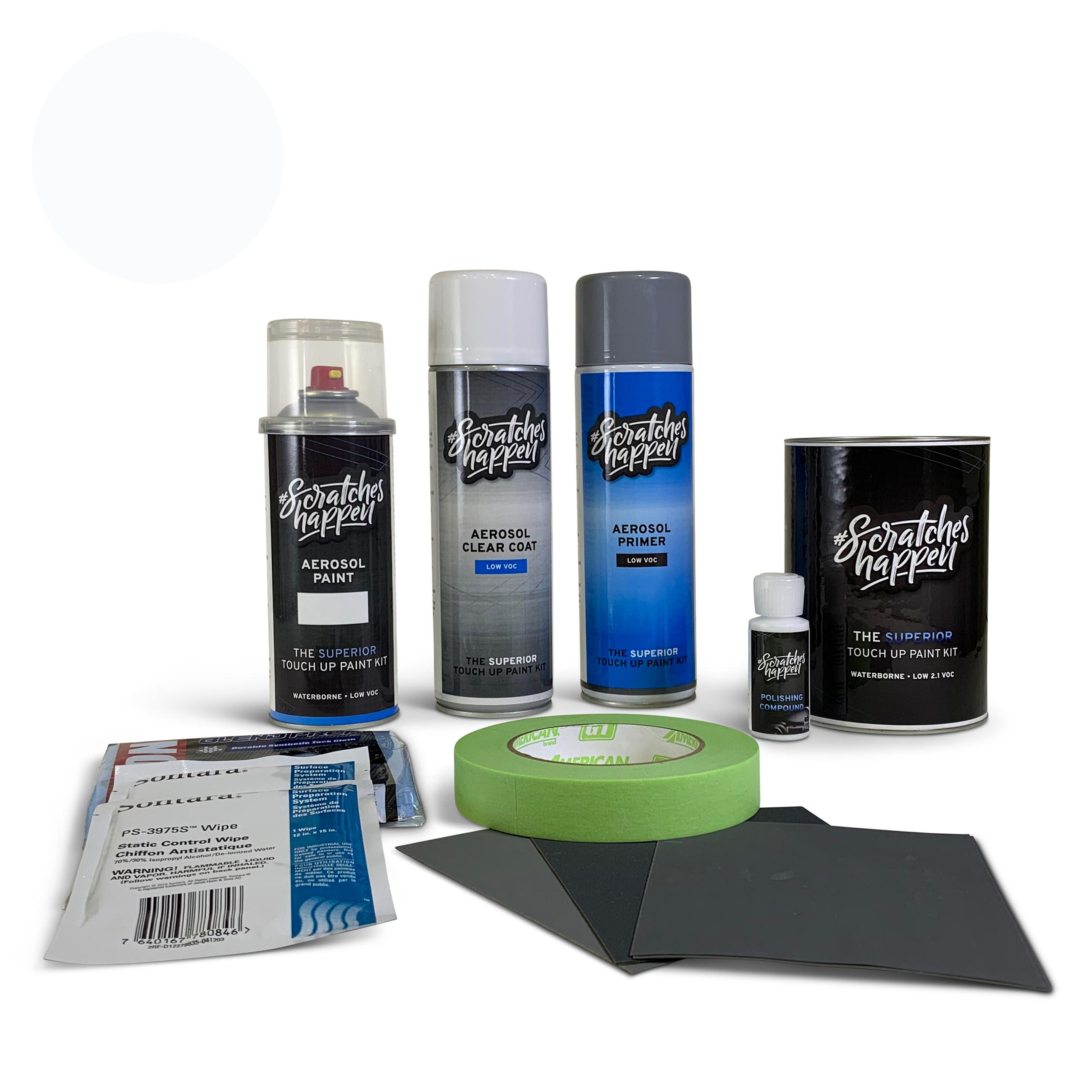 ColorRite Touchup Paint Jar for Audi Glacier White Pearl Tricoat